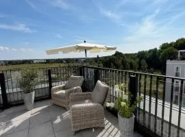 Luxury penthouse at sea dunes and village