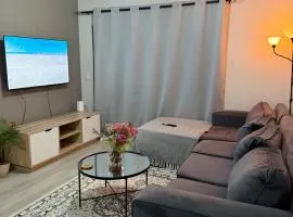 Modern 2 bed,1 bath apartment in a secured estate