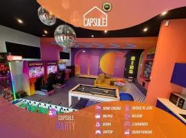 Capsule Party - Arcade Balnéo Karaoké billard babyfoot géant