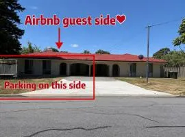 Bright Spacious Room near Perth Airport with AC Room 2