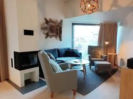 Modern Flat with Fireplace & Sauna
