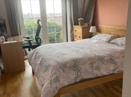 Bright Double Room with Shared Bathroom