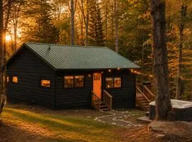 Creekside Modern Cabin Sauna Hot Tub Niksen Den