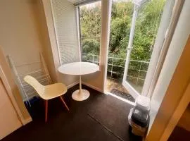 Studio is 2nd door past carport
