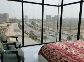 Panoramic Theme park and Jinnah Avenue Views