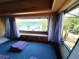 Camper with private toilet and kitchen 3