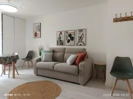 Studio tout confort face au château Fibre Parking