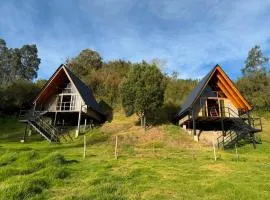 Masia Sant Jeroni Wooden A-frame in Pintag