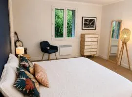 Grande chambre à Yvoire entre Lac et Montagne