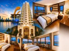 Moonlight Hotel & Suites - Highfloor view of the city center and Dragon Bridge