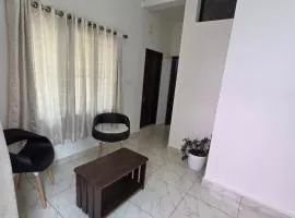 Private furnished 1 BR & living room on 1st floor