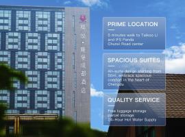 Rhombus Park Aura Chengdu Hotel, hotell i Chengdu
