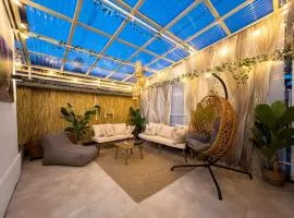 BohoLoft auf 3 Ebenen Riesen-Terrasse& 12m Balkon