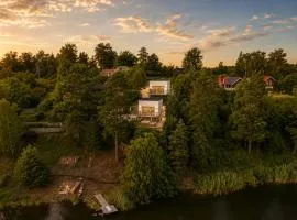 Private Lakefront Estate with Two Villas and Hot Tub
