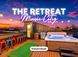 Luxury Hot Tub & Rooftop Deck Downtown Nashville