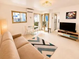 L'Hippocampe, Palm Beach, Studio, 2P, AC, Terrace