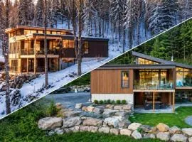 Twin Cottages with Mountain & Lake View