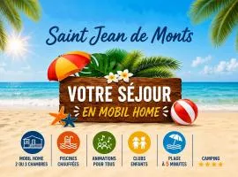Mobil-homes proche de l'océan