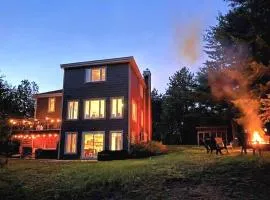 Chalet Espace Boréal : spa, plage, billard