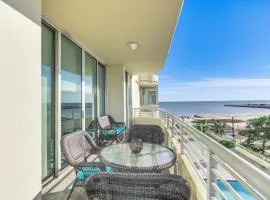 Beachside Biloxi Club Condo: Balcony w/ Ocean View