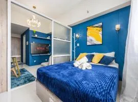 Cebu Relaxing Studio & Cozy Ambiance with City View Balcony