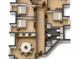 Large apartment with 5 bedrooms near Munich