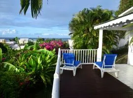 LE LAGON BLEU, BUNGALOWS Vue sur MER , 350 m de la plage