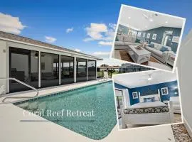Intracoastal Waterfront Home Private Pool, Boat Dock, Screened Lanai, Sleeps 6