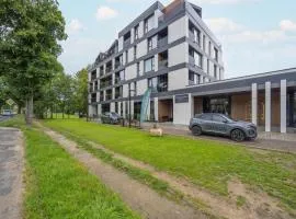 Holiday studio with balcony, indoor pool, sauna