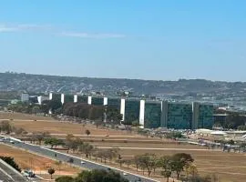 Flat Vista Linda da Esplanada, grande e espaçoso, lazer completo, em Saint Moritz Brasília Hotel