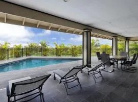 Elegant 3-Br Upcountry Retreat with Heated Pool Expansive Lanai Sweeping Ocean Horizon Views