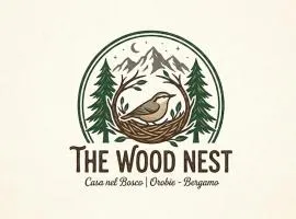 The wood nest-house in the wood