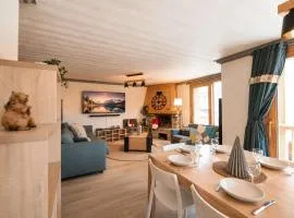 Appartement rénové chaleureux et moderne, 120m², 10-12 pers, accès direct aux pistes, stationnement inclus - FR-1-545-20