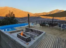 La mejor vista de la cordillera Chilena