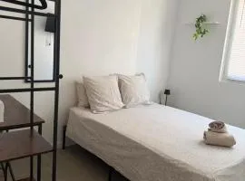 Location in private security residence with free parking, 6 min to Nice center, 1 min for all transports available
