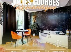Jolies Courbes - Balnéo, Queen Size & Parking