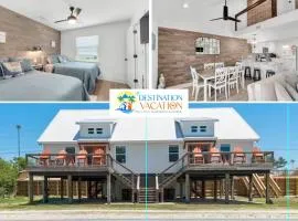 Steps to the Beach 3BR Coastal Home Sleeps 10