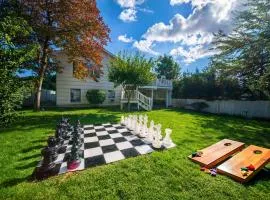 5BR Shippan Beach House with Game Room and Huge Backyard