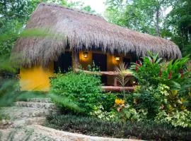 Bungalows by Cenote Ik-Kil
