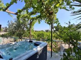 The Almond House Traditional Mountain Retreat with Orchard Views