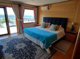 Hermosa casa para 8personas en Villarrica Quincho, vistas