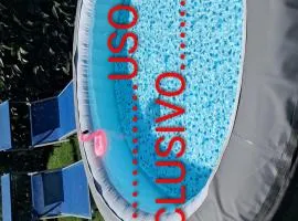 Villa Rosa & Camera con vasca privata in uso esclusivo in giardino