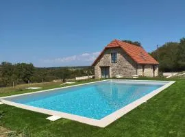 Grange avec piscine, animaux OK - 6 pers. - FR-1-828-22