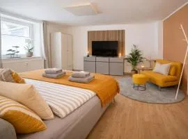 Appartment mit Garten im Beachhouse am Goitzschesee - strandnah & gemütlich