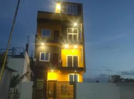 Orange and Grey Beach house