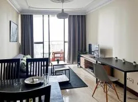 Large and Strategic Rasuna Apt 3BR with WiFi &Pool