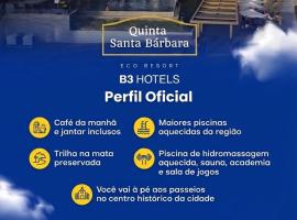 Resort Quinta Santa Bárbara OFICIAL, hotel em Pirenópolis