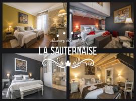La Sauternaise, luxury Boutique B&B，索泰爾內的有停車位的飯店