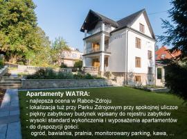 Apartamenty Watra, hotel en Rabka