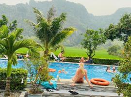 Tam Coc Minh Quan Bungalow & Homestay, hótel í Ninh Binh